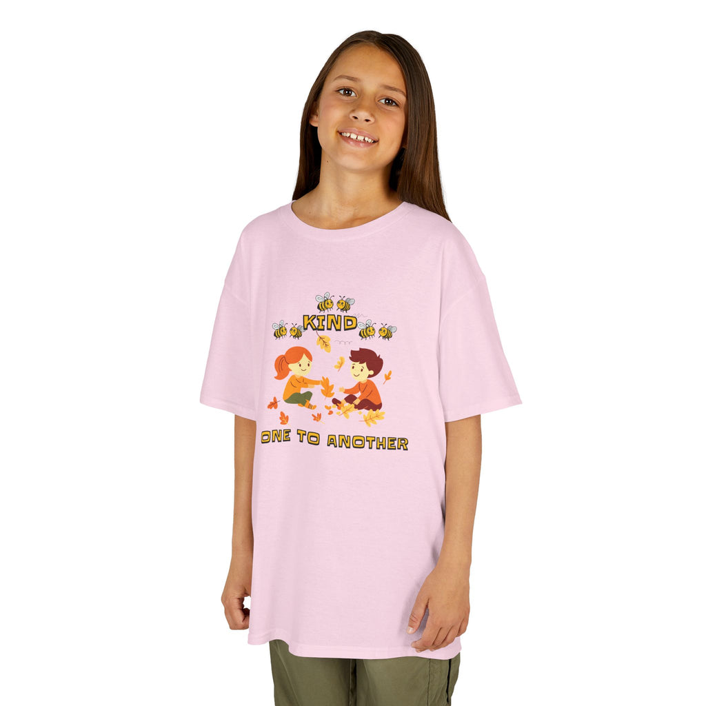 Kids Tee — "Be Kind One to Another" Retro Friends Graphic