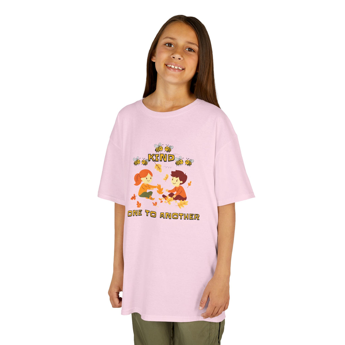 Kids Tee — "Be Kind One to Another" Retro Friends Graphic
