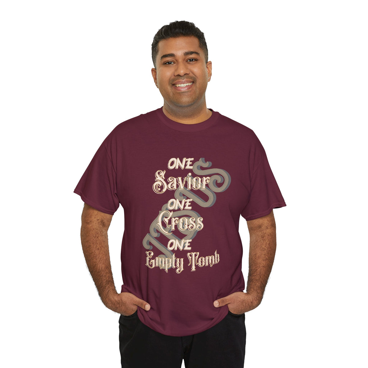 One Savior-One Cross-One Empty Tomb - Graphic T-Shirt