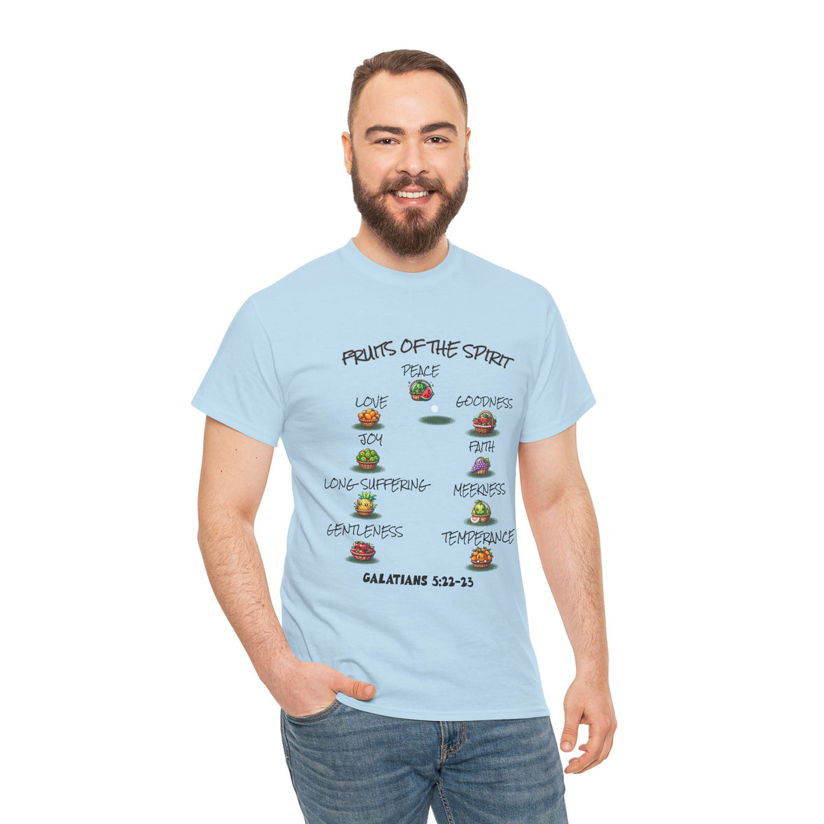 T‑Shirt — "Fruits of the Spirit" Faith Tee