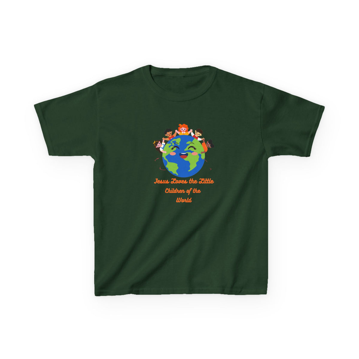 Kids Tee — "Around the World" Children of the World Globe Design