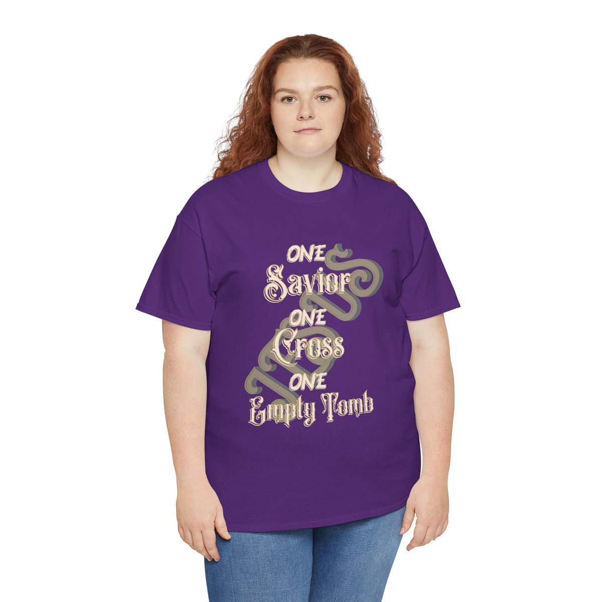 One Savior-One Cross-One Empty Tomb - Graphic T-Shirt