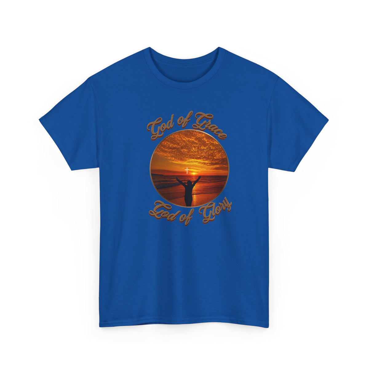 God of Love Sunset Tee – Inspirational Faith Christian T-Shirt