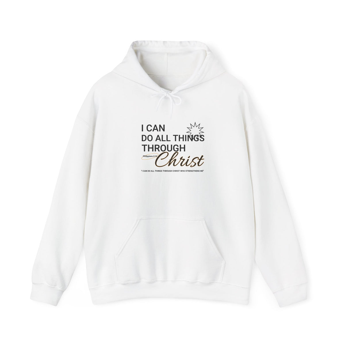 I can do all things through Christ - Unisex Heavy Blend™ Hooded Sweatshirt