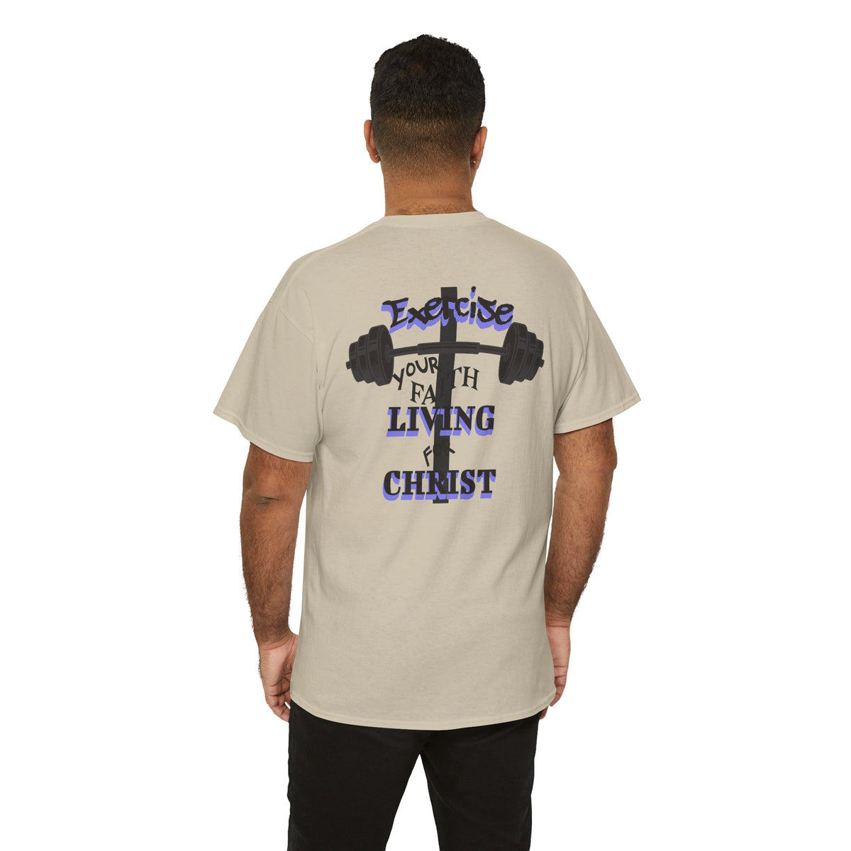 Exercise Your Faith - Gym Inspired - Living For Christ T-Shirt
