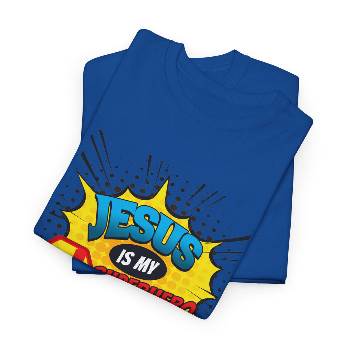 Jesus Is My Superhero T-Shirt — Christian Comic Pop Art Tee
