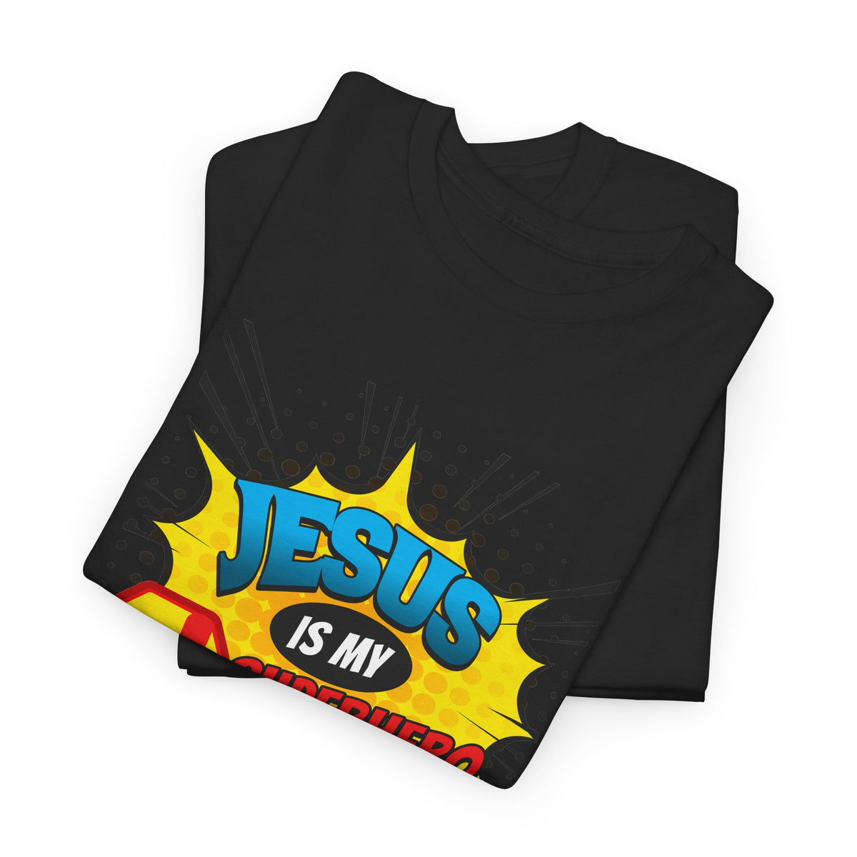 Jesus Is My Superhero T-Shirt — Christian Comic Pop Art Tee