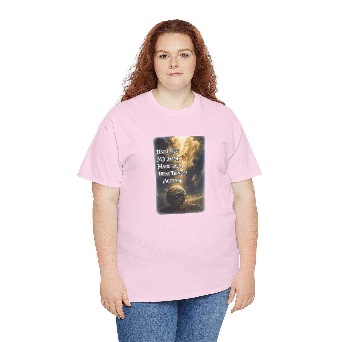 Faith & Action T‑Shirt — "Hath Not My Hand Made All These Things - Active" Inspirational Tee