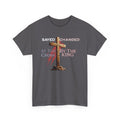 Saved and Changed at the Cross - Christian Cross T-Shirt