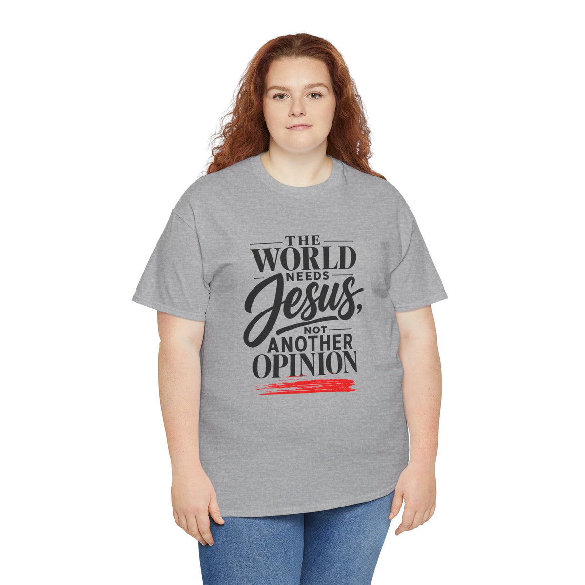 The World Needs Jesus Christian Faith T-Shirt