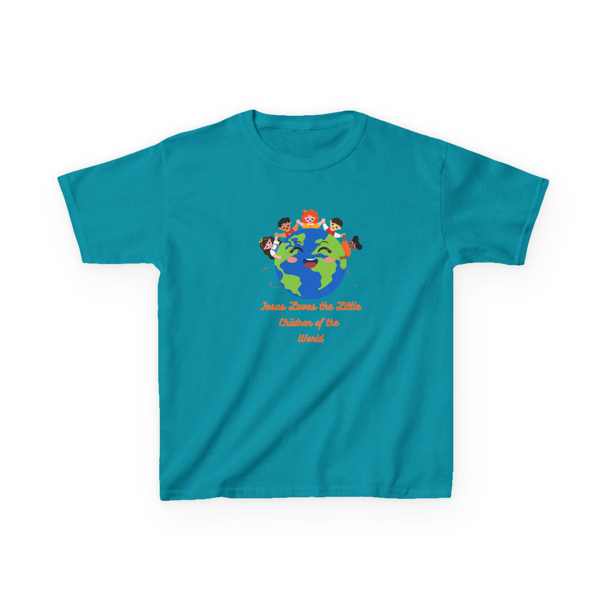 Kids Tee — "Around the World" Children of the World Globe Design