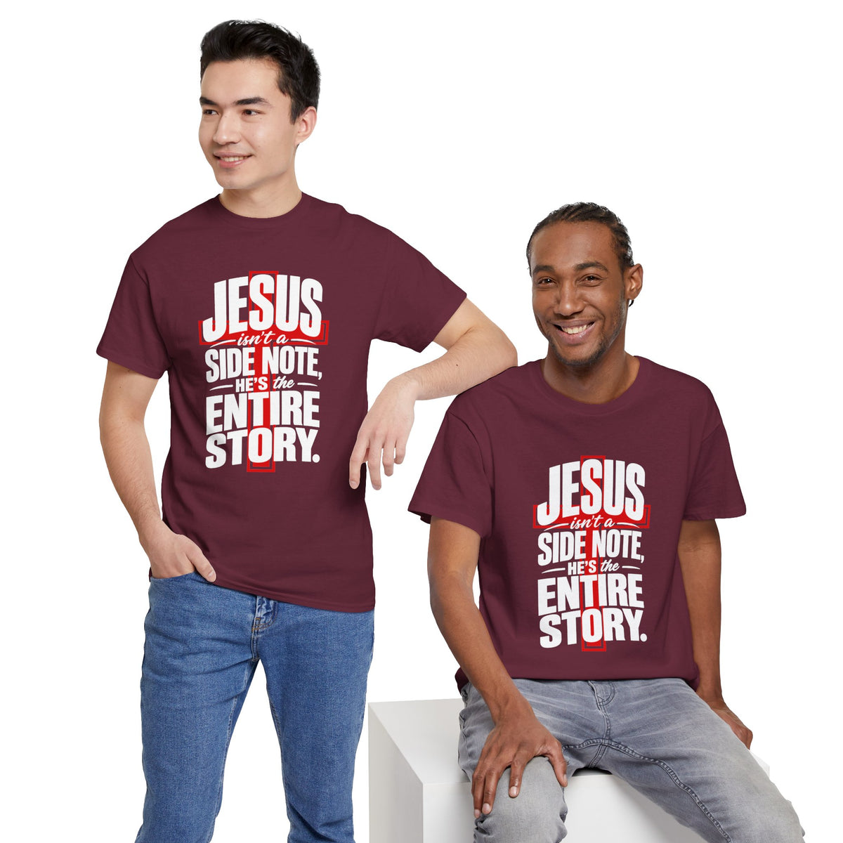 Jesus isn't a side note, He's the entire story Christian T-Shirt