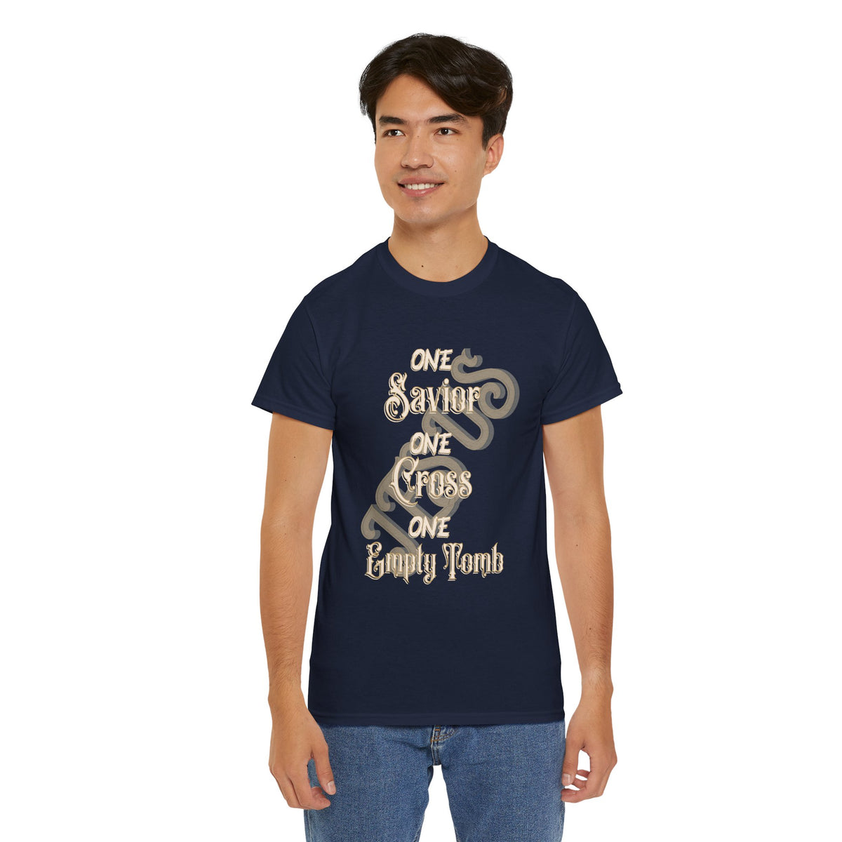One Savior-One Cross-One Empty Tomb - Graphic T-Shirt