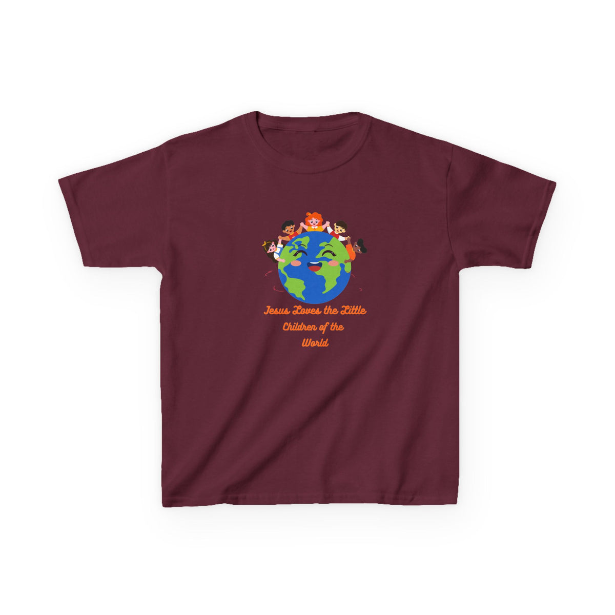 Kids Tee — "Around the World" Children of the World Globe Design