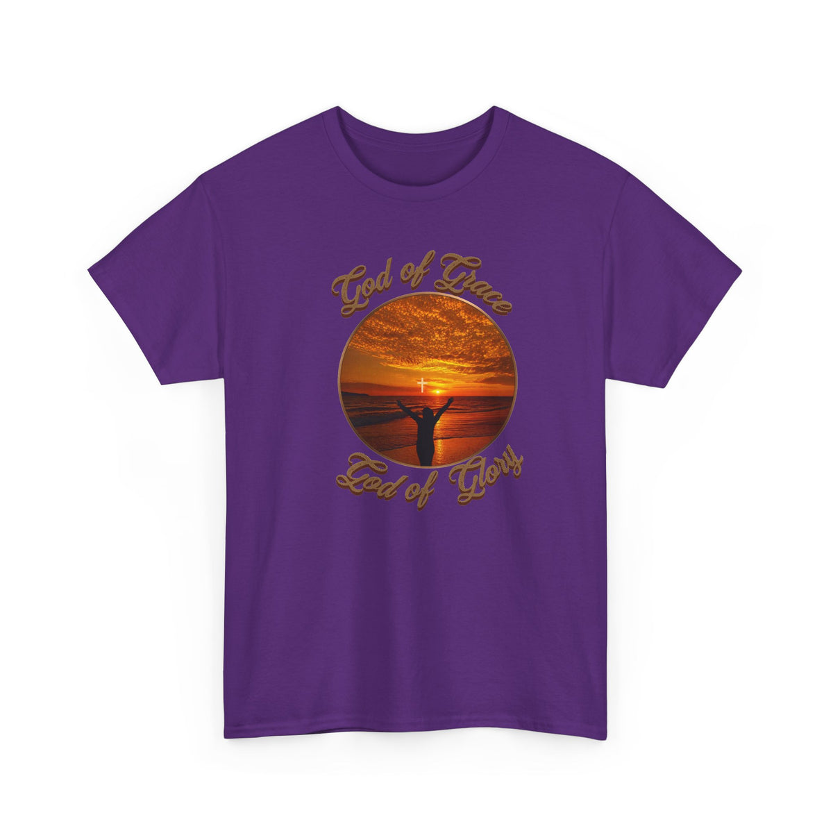 God of Love Sunset Tee – Inspirational Faith Christian T-Shirt
