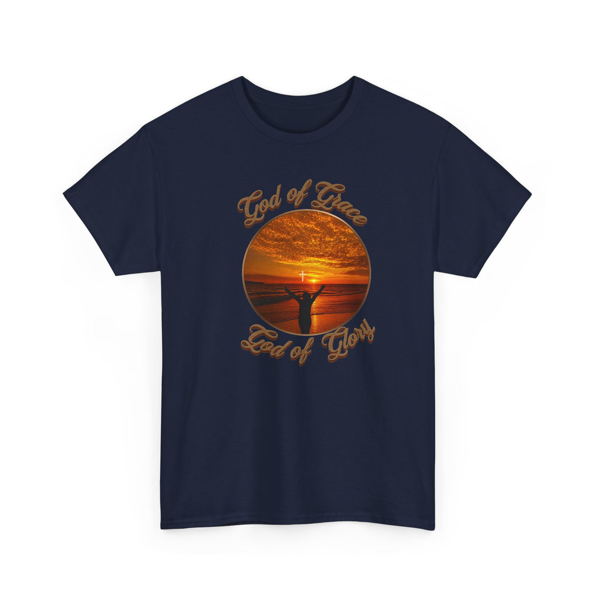 God of Love Sunset Tee – Inspirational Faith Christian T-Shirt