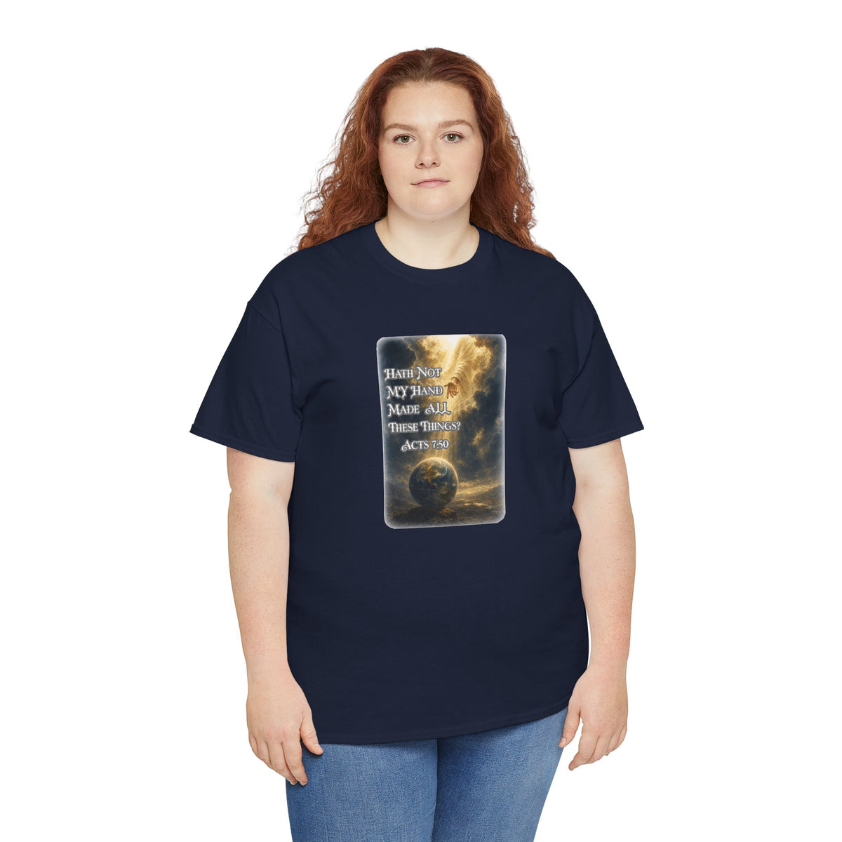 Faith & Action T‑Shirt — "Hath Not My Hand Made All These Things - Active" Inspirational Tee