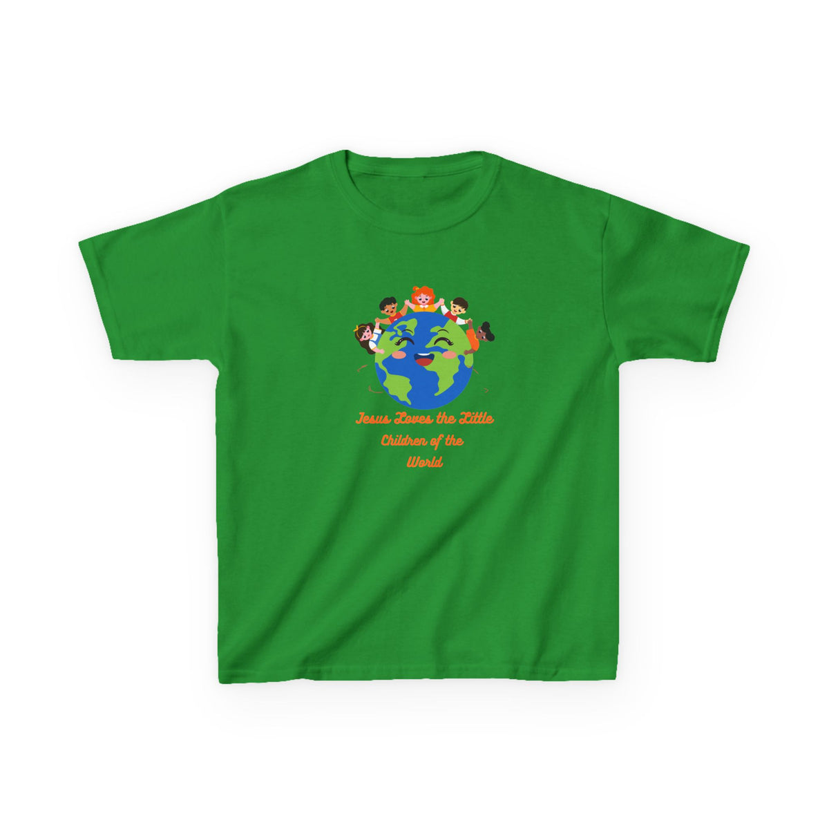 Kids Tee — "Around the World" Children of the World Globe Design