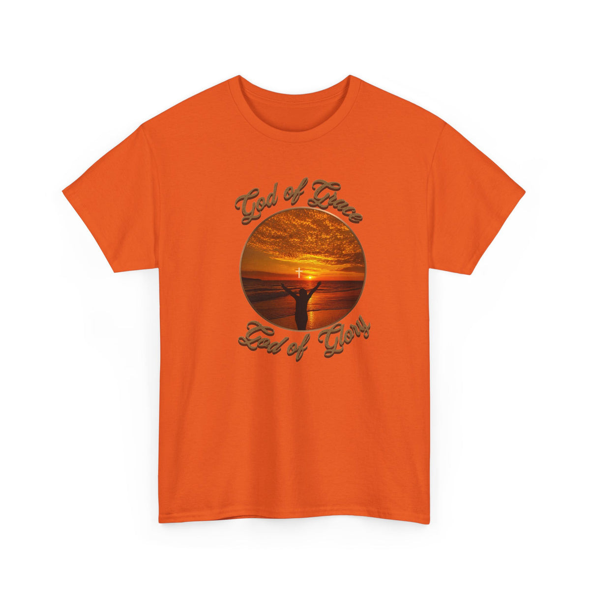God of Love Sunset Tee – Inspirational Faith Christian T-Shirt