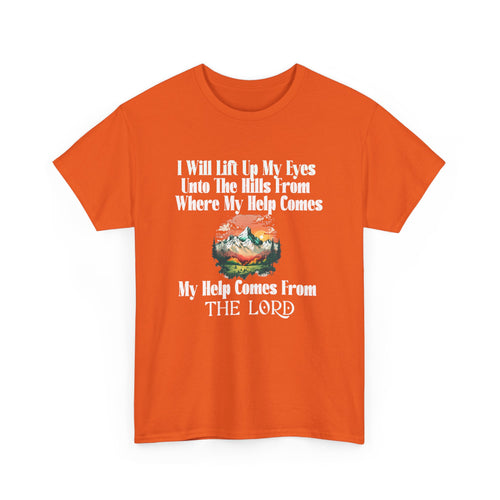 Christian Faith T‑Shirt — “My Help Comes From the Lord” Biblical Tee