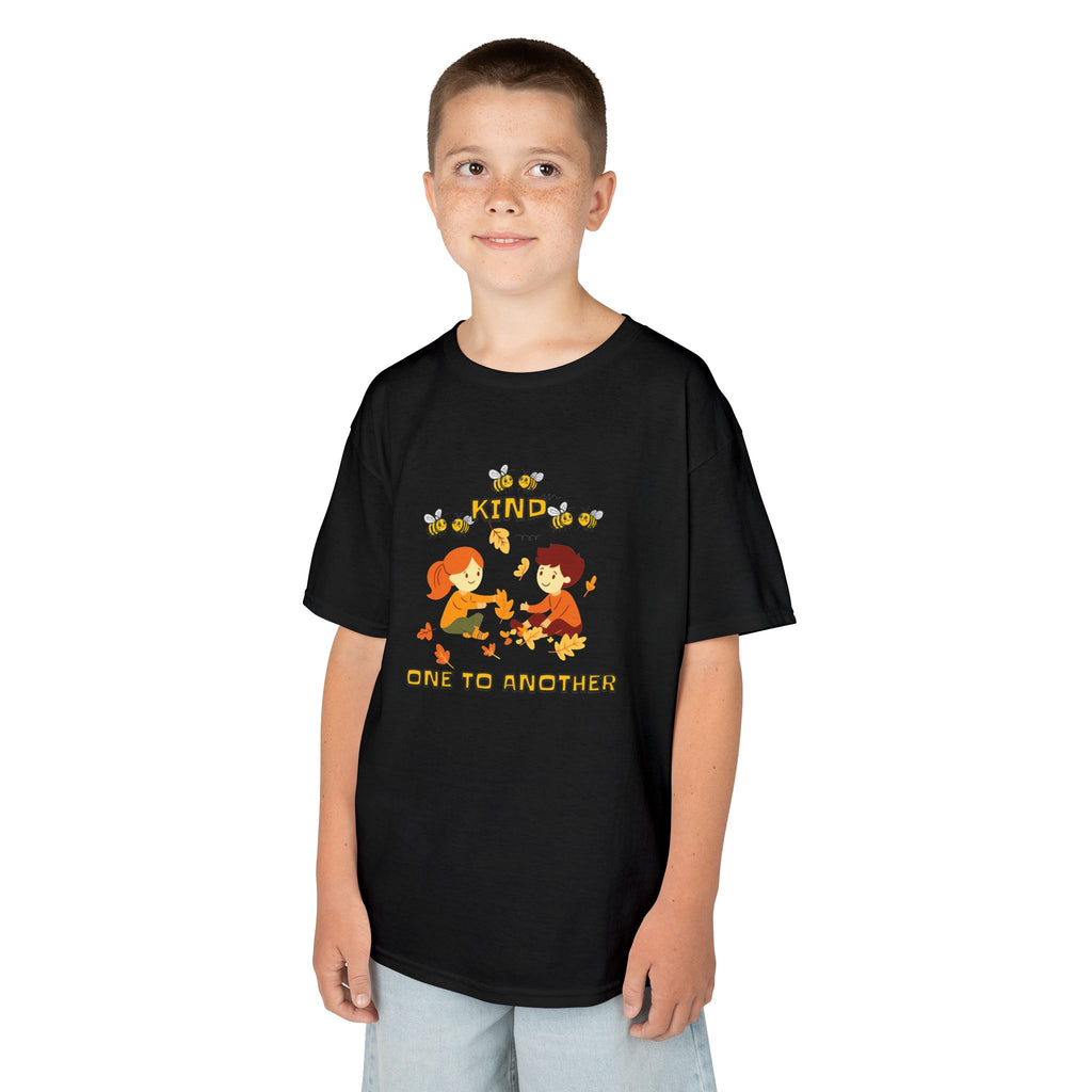 Kids Tee — "Be Kind One to Another" Retro Friends Graphic