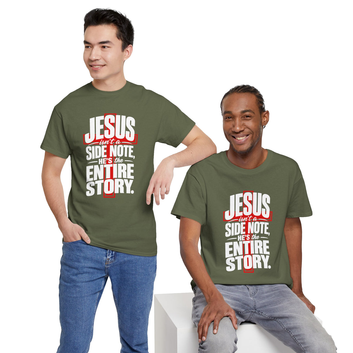 Jesus isn't a side note, He's the entire story Christian T-Shirt