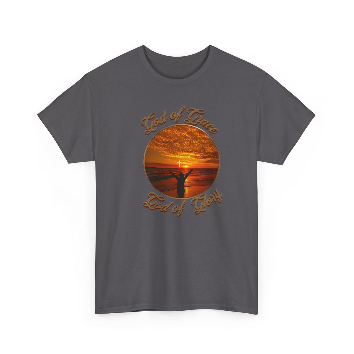 God of Love Sunset Tee – Inspirational Faith Christian T-Shirt