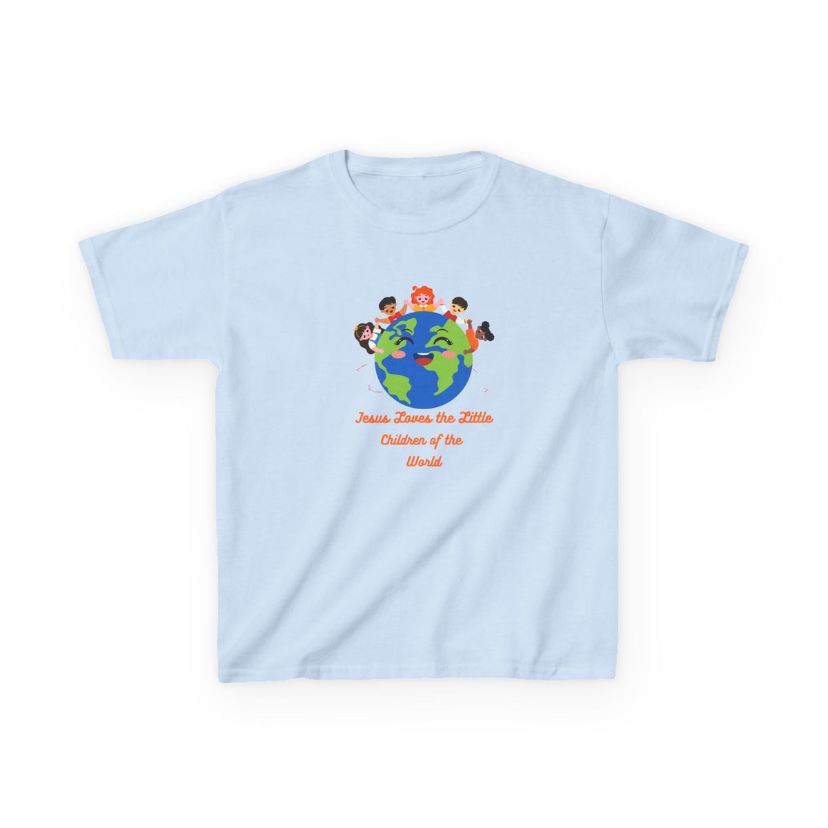 Kids Tee — "Around the World" Children of the World Globe Design
