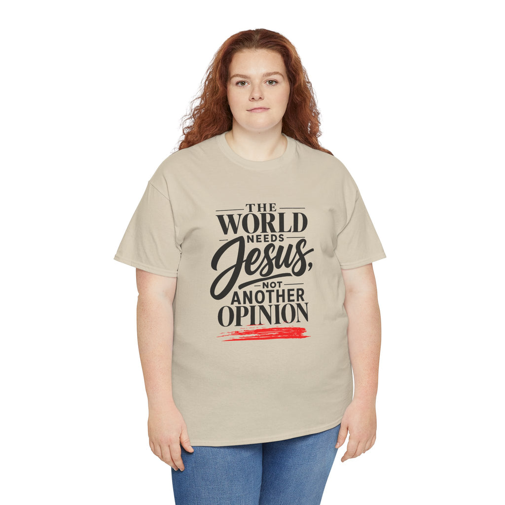The World Needs Jesus Christian Faith T-Shirt