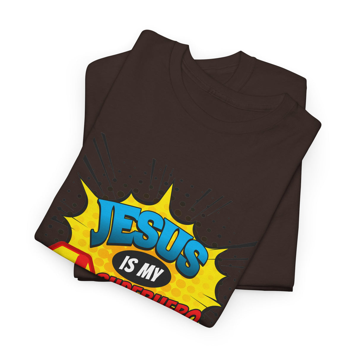 Jesus Is My Superhero T-Shirt — Christian Comic Pop Art Tee