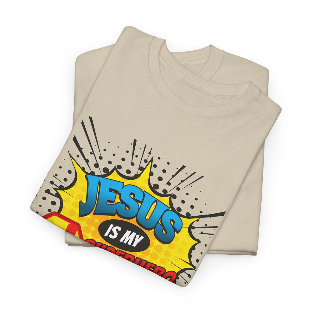 Jesus Is My Superhero T-Shirt — Christian Comic Pop Art Tee