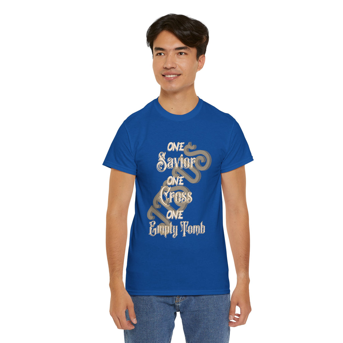 One Savior-One Cross-One Empty Tomb - Graphic T-Shirt