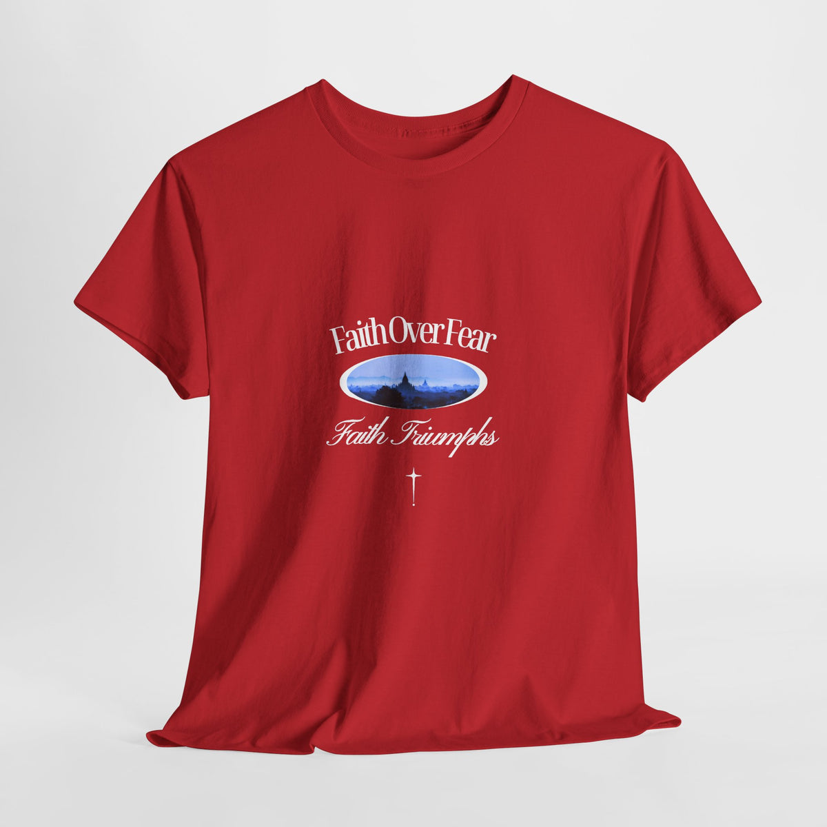 Faith Over Fear - Unisex Heavy Cotton Tee