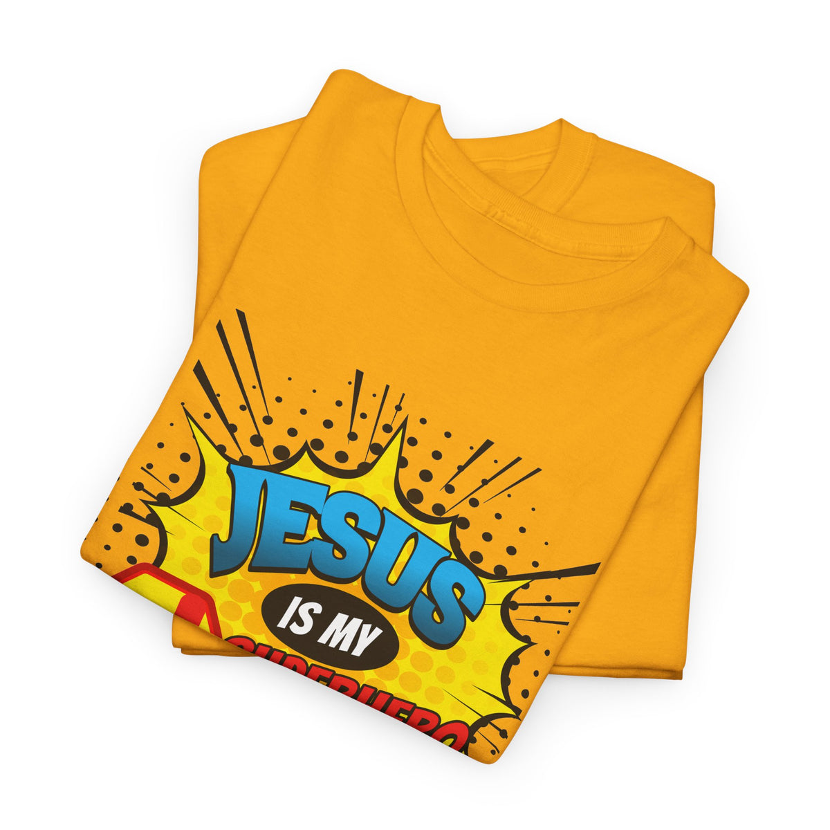 Jesus Is My Superhero T-Shirt — Christian Comic Pop Art Tee